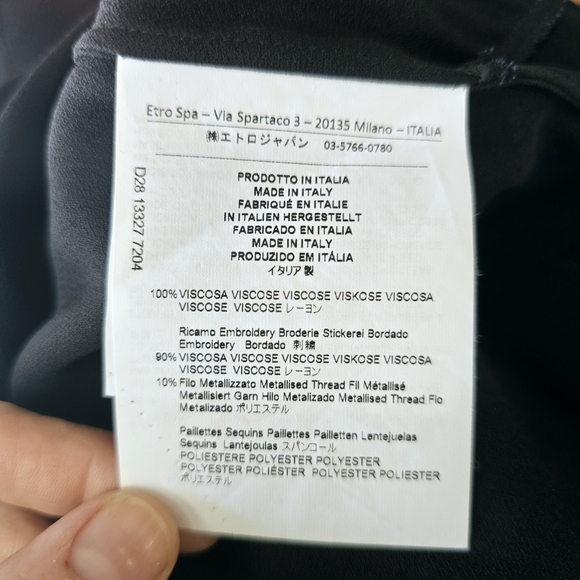 Etro Embroidered Wrap Dress - Picture 15 of 16